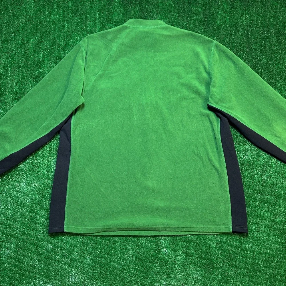 Vintage Y2K The North Face Quarter Zip Fleece Pullover Mens XXL Green USA